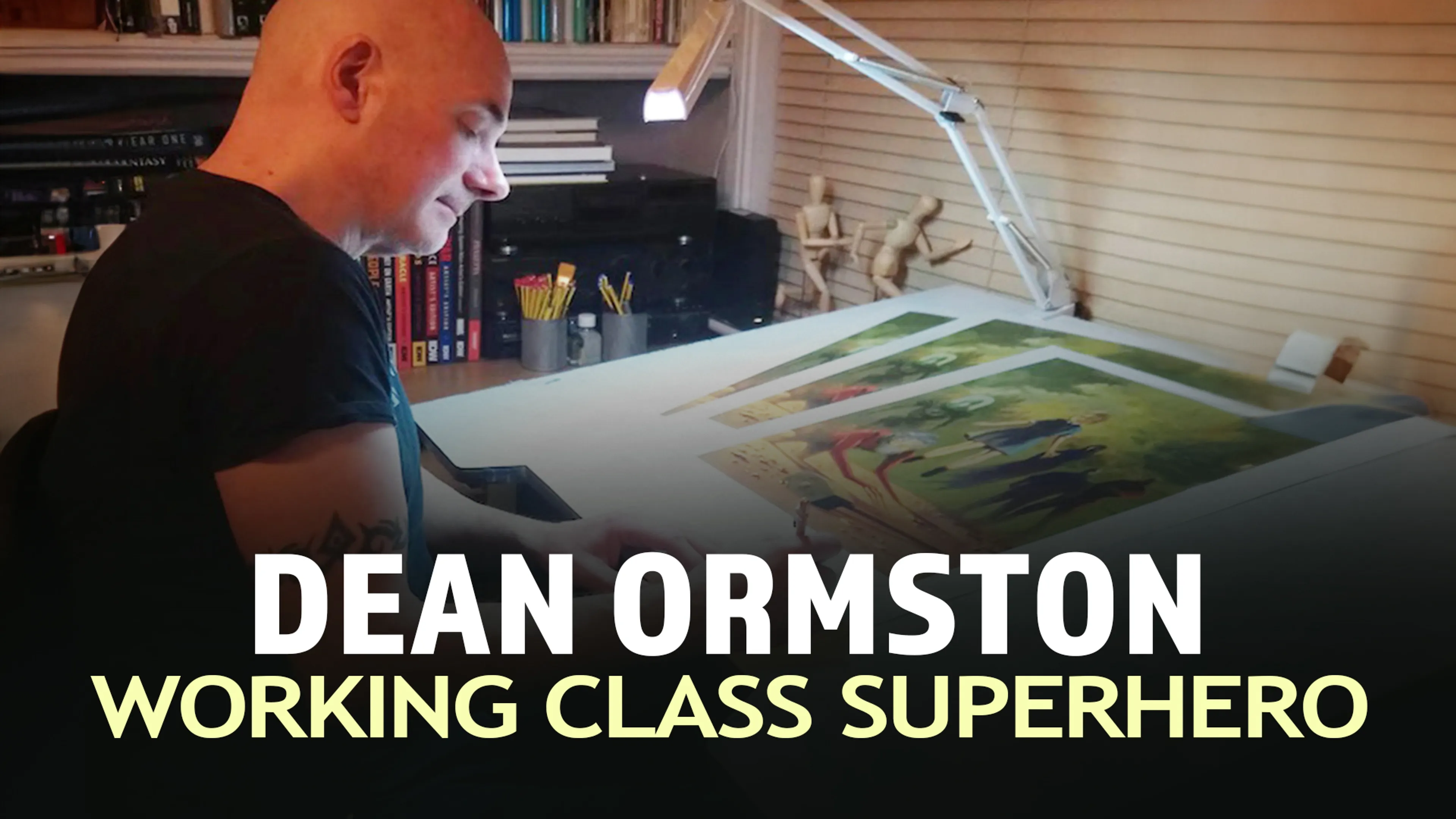 Dean Ormston: Working Class Superhero poster